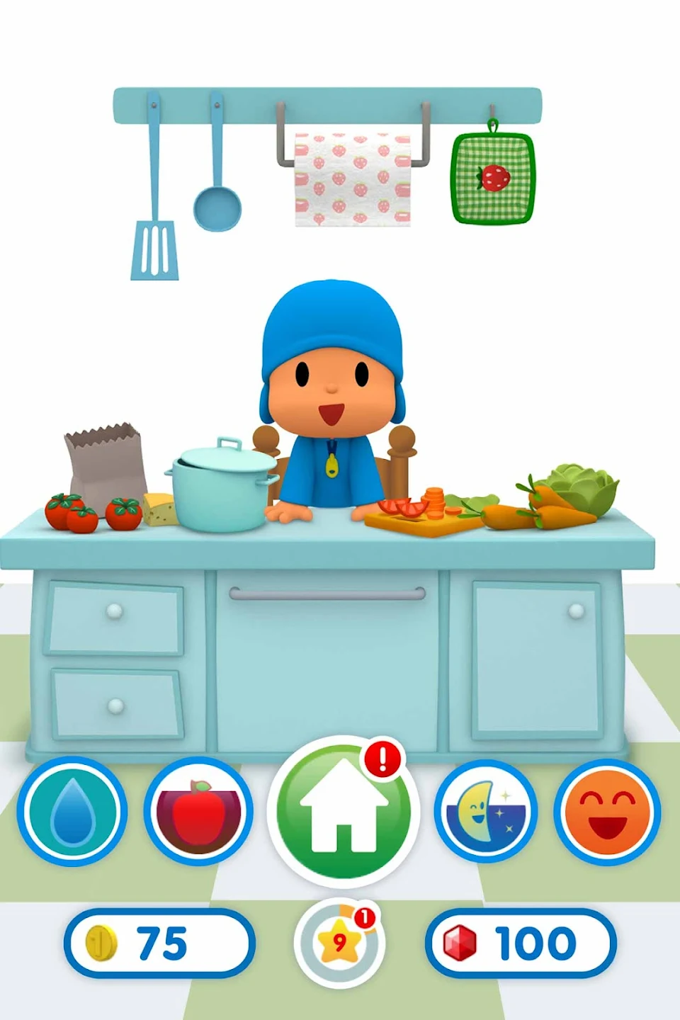 Talking Pocoyo 2 character interaction screenshot