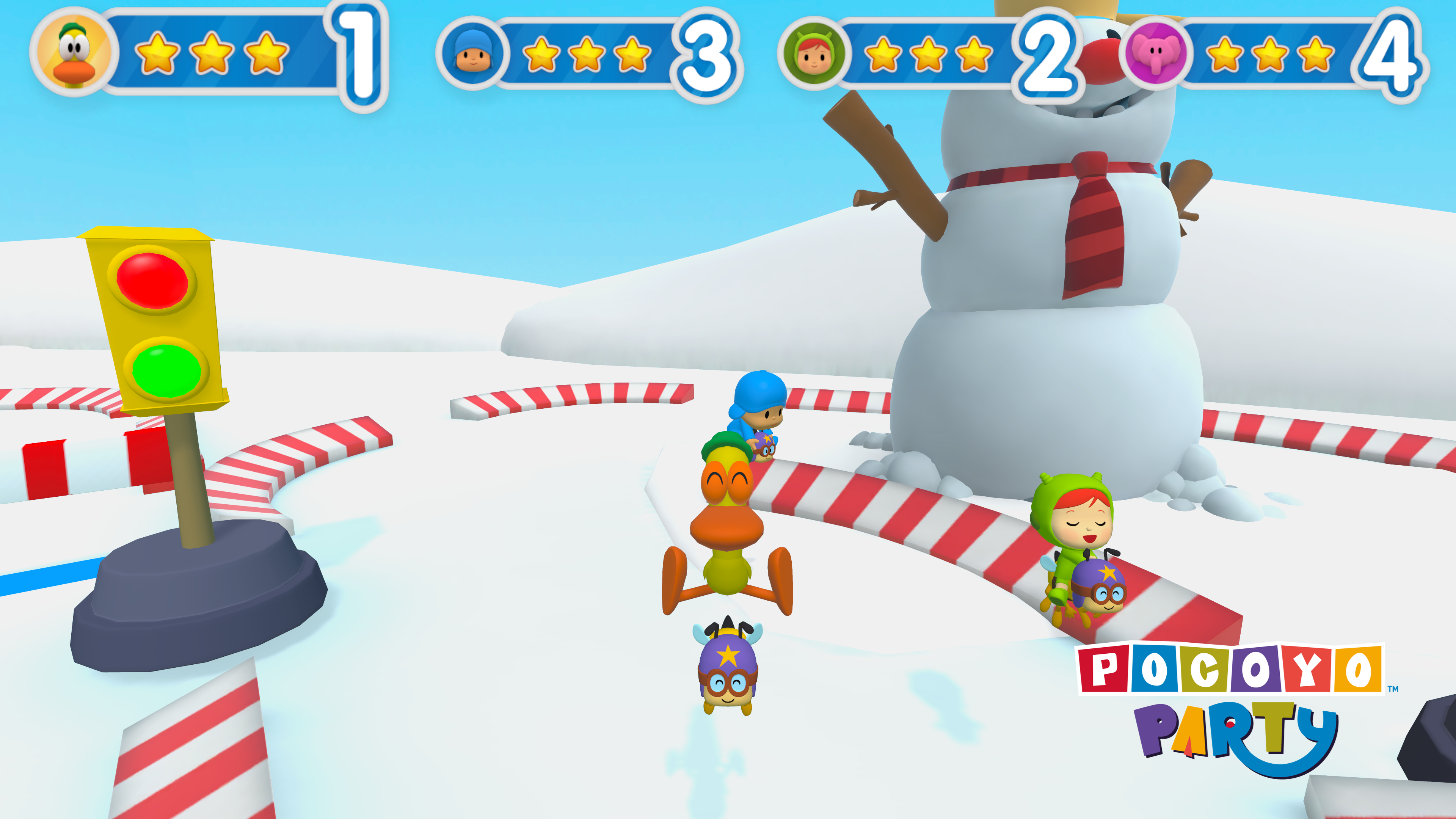 Pocoyo Party environment art